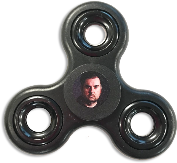 Manin Fidget Spinner PNG image