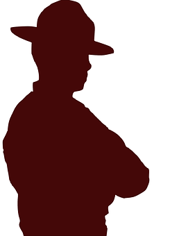 Manin Hat Silhouette PNG image