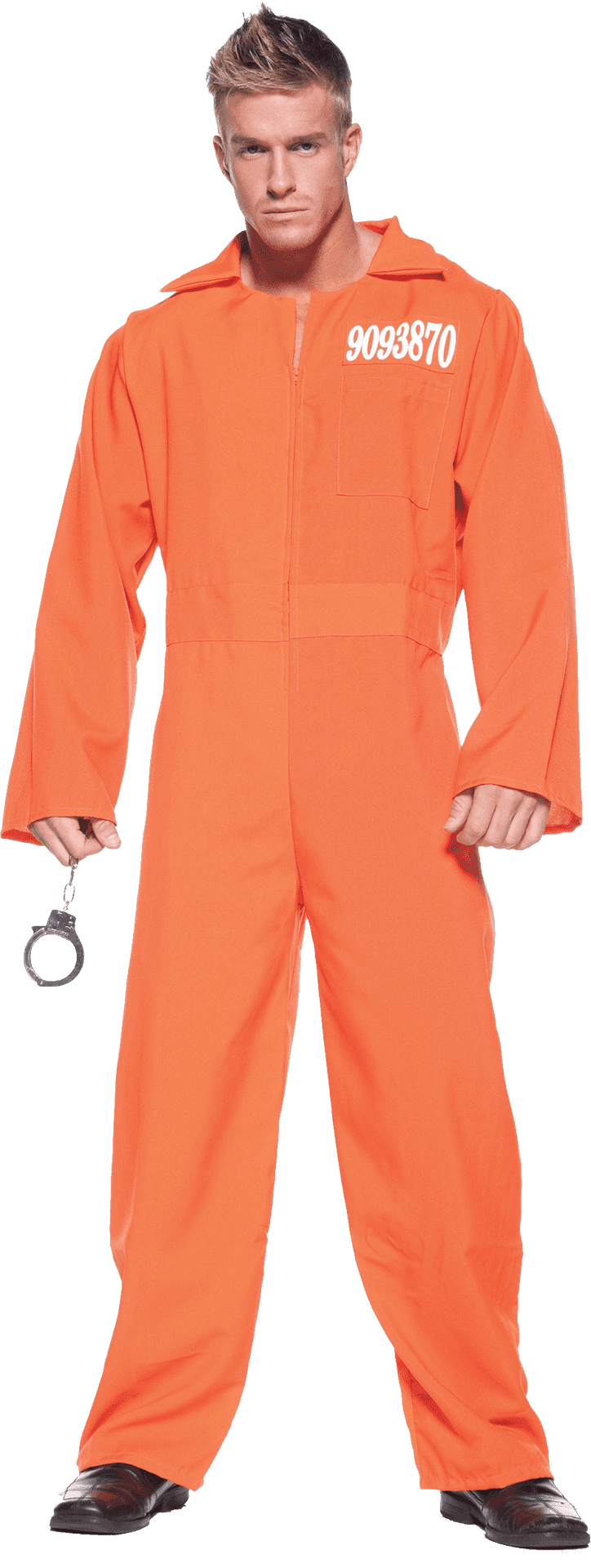 Manin Orange Prison Jumpsuit PNG image