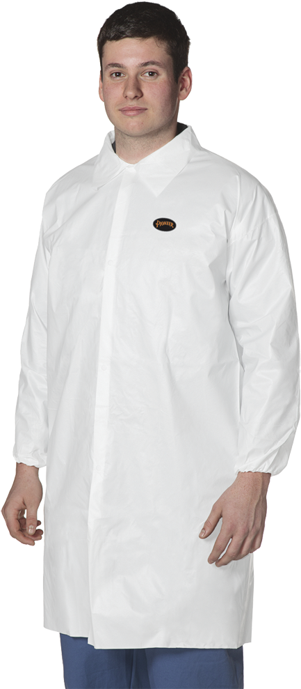 Manin White Lab Coat PNG image