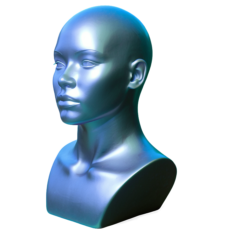 Mannequin Head For Jewelry Display Png 06282024 PNG image