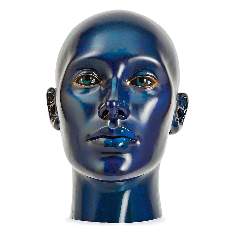 Mannequin Head With Facial Features Png 06282024 PNG image