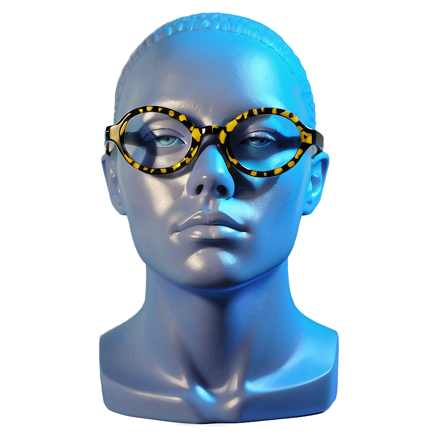 Mannequin Head With Glasses Display Png Pgh19 PNG image