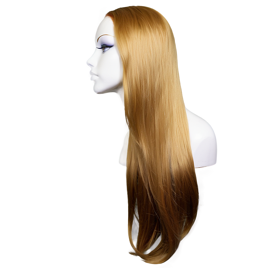 Mannequin Head With Hair Extensions Png 06282024 PNG image