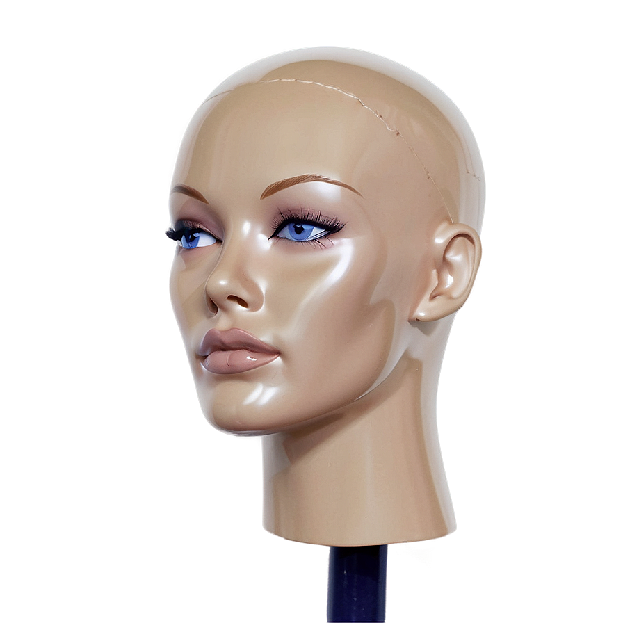 Mannequin Head With High Fashion Look Png 06282024 PNG image