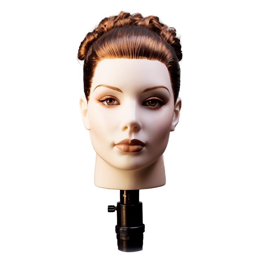 Mannequin Head With Unique Hairstyles Png Msr50 PNG image