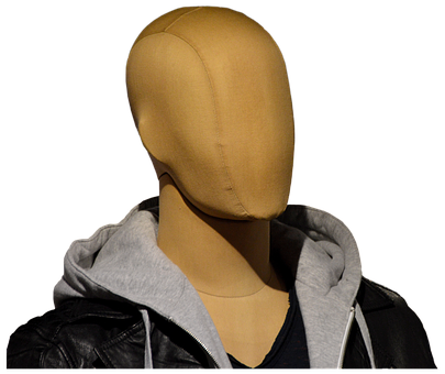 Mannequin Headin Hoodieand Jacket PNG image