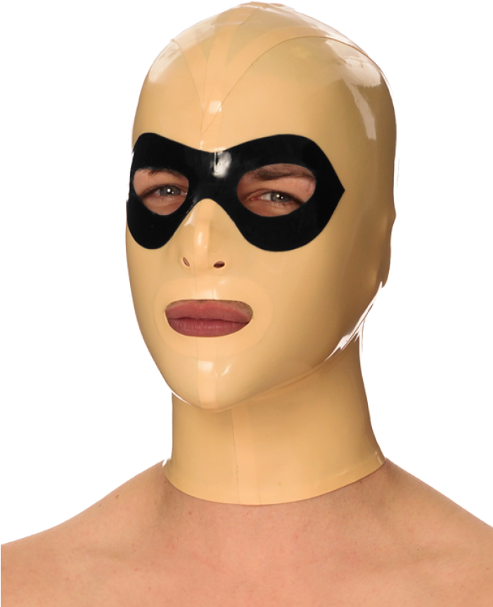 Mannequin Headwith Black Eye Mask PNG image