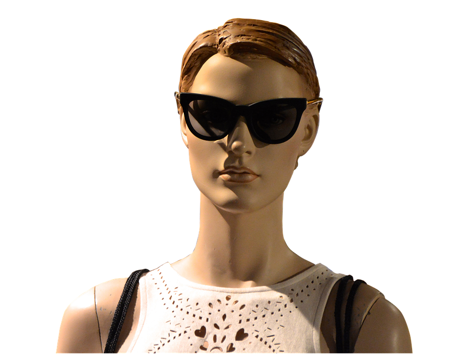 Mannequin Model Sunglasses PNG image