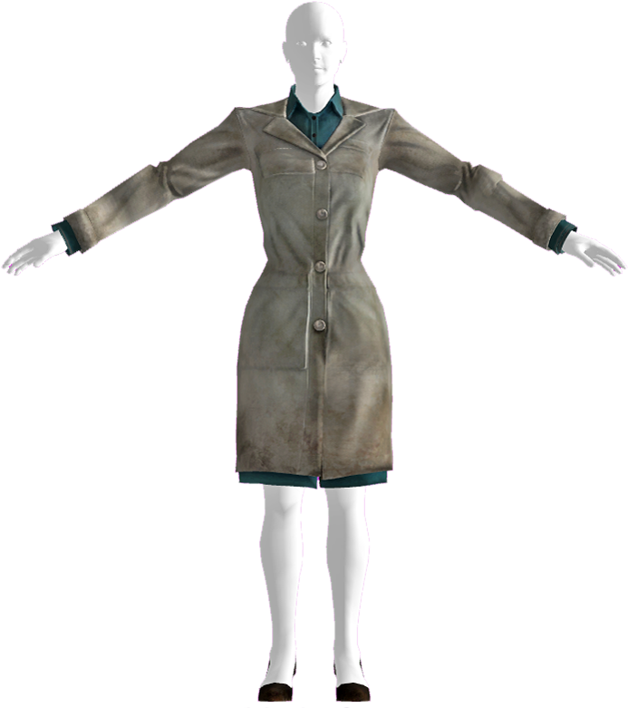 Mannequinin Lab Coat PNG image
