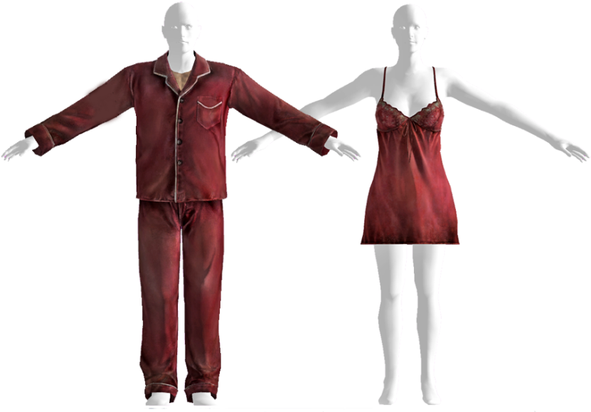 Mannequinsin Sleepwear PNG image