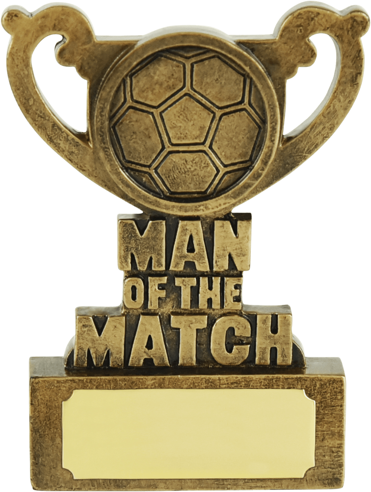 Manofthe Match Soccer Trophy PNG image