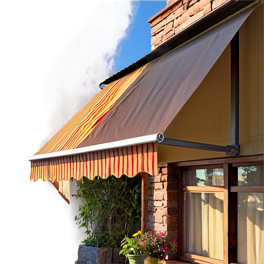 Manual Retractable Awning Png 06282024 PNG image