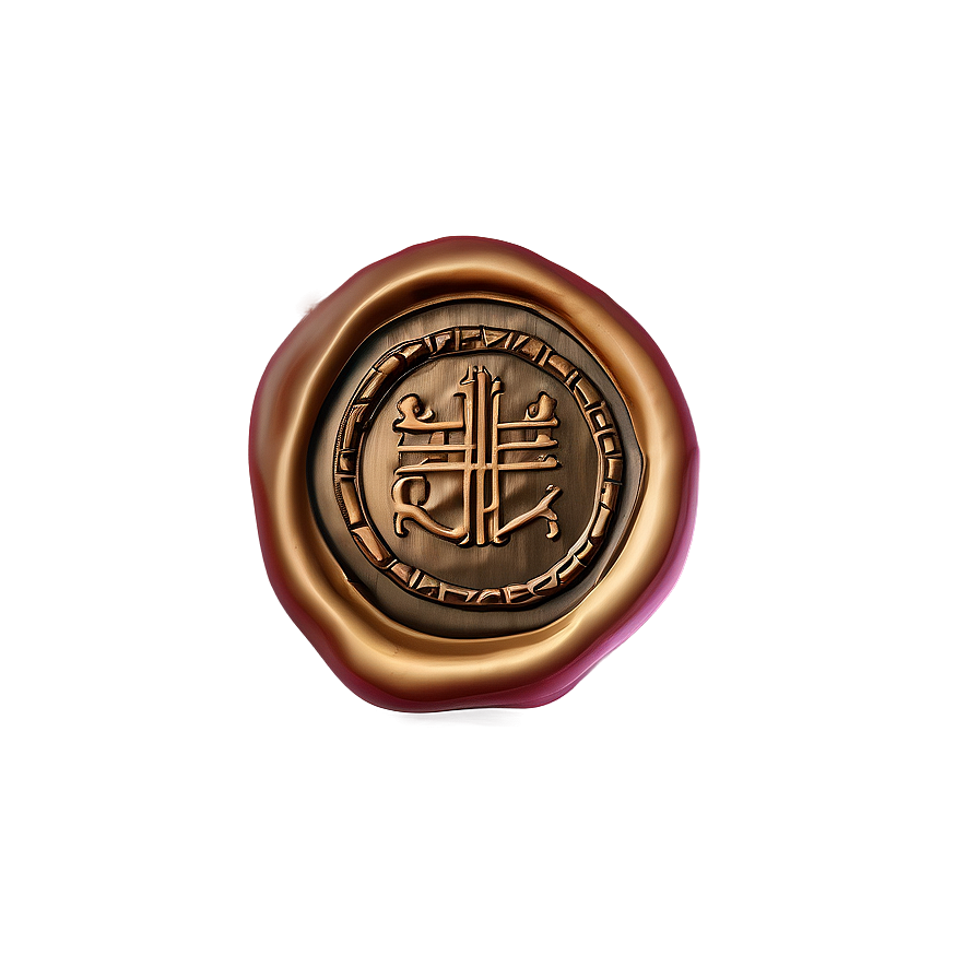 Manuscript Wax Seal Png Onx65 PNG image