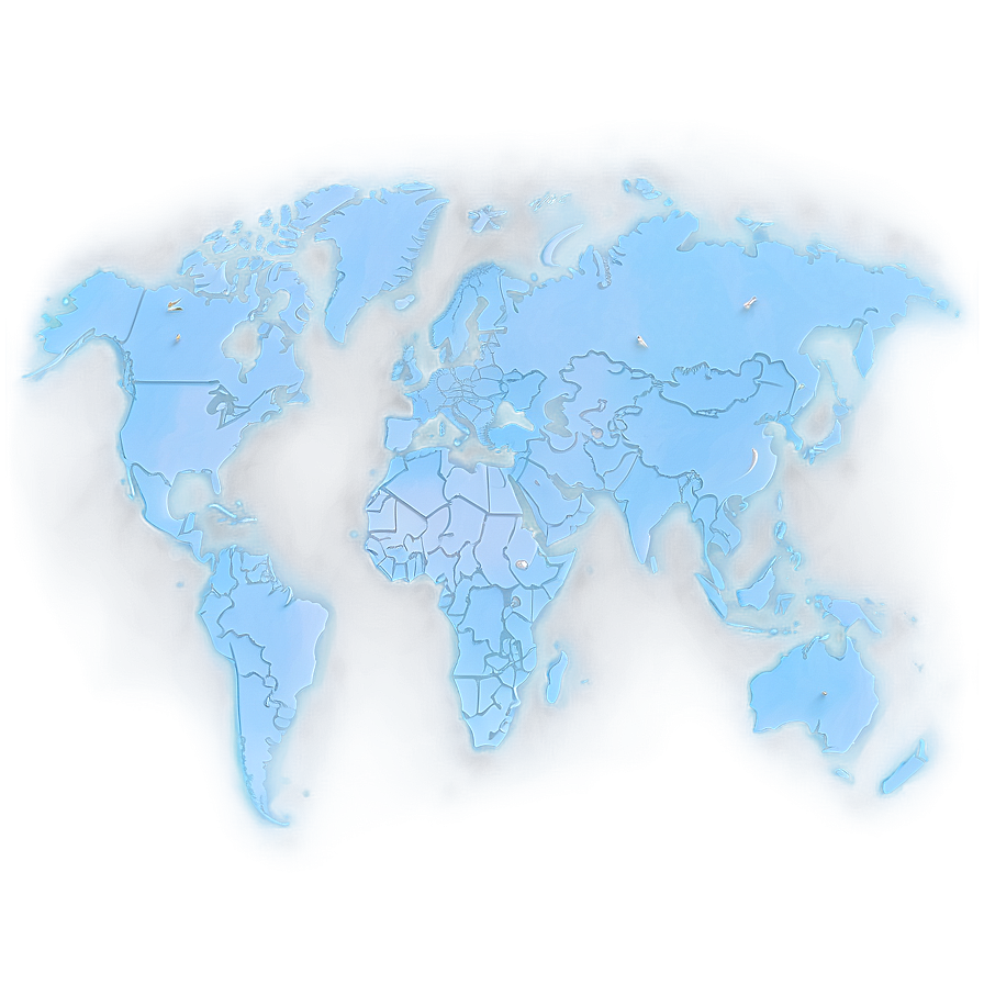 Map Of The World D PNG image