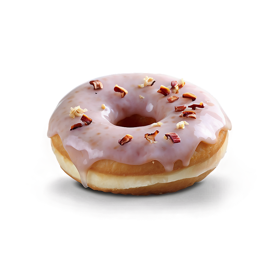 Maple Bacon Donut Png 3 PNG image