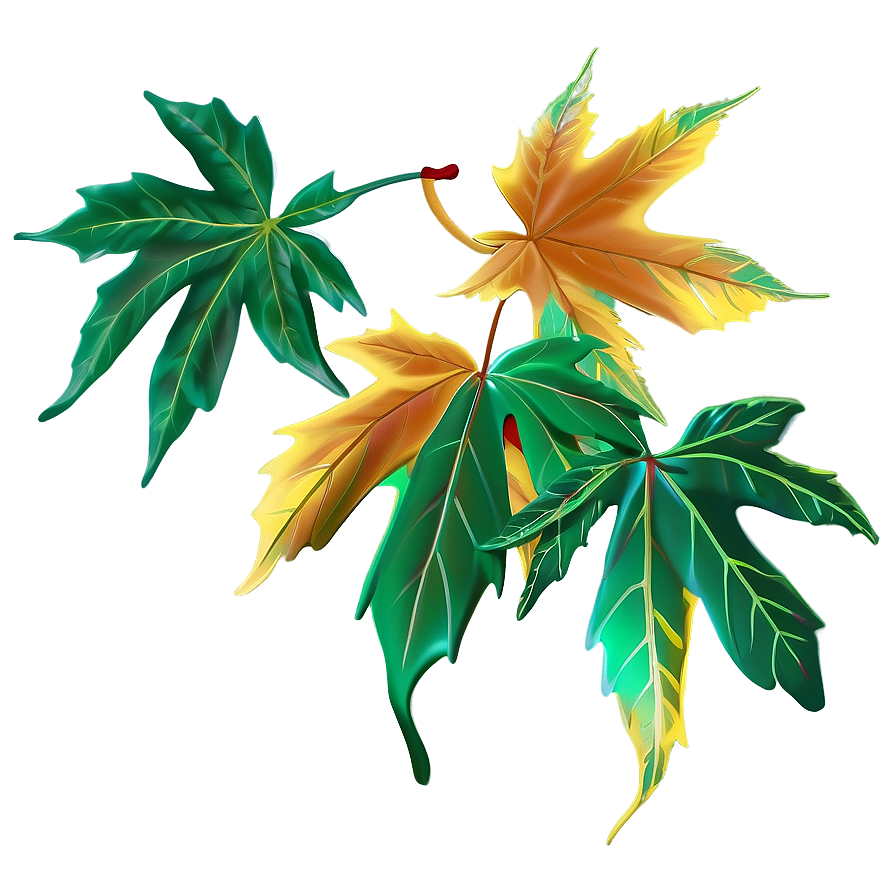 Maple Leaves Autumn Png Mwo75 PNG image
