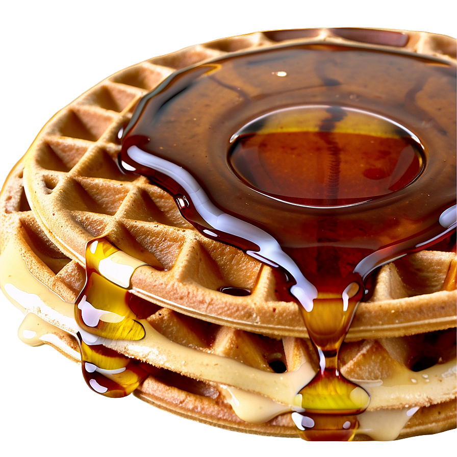 Maple Syrup Waffle Png Elw13 PNG image