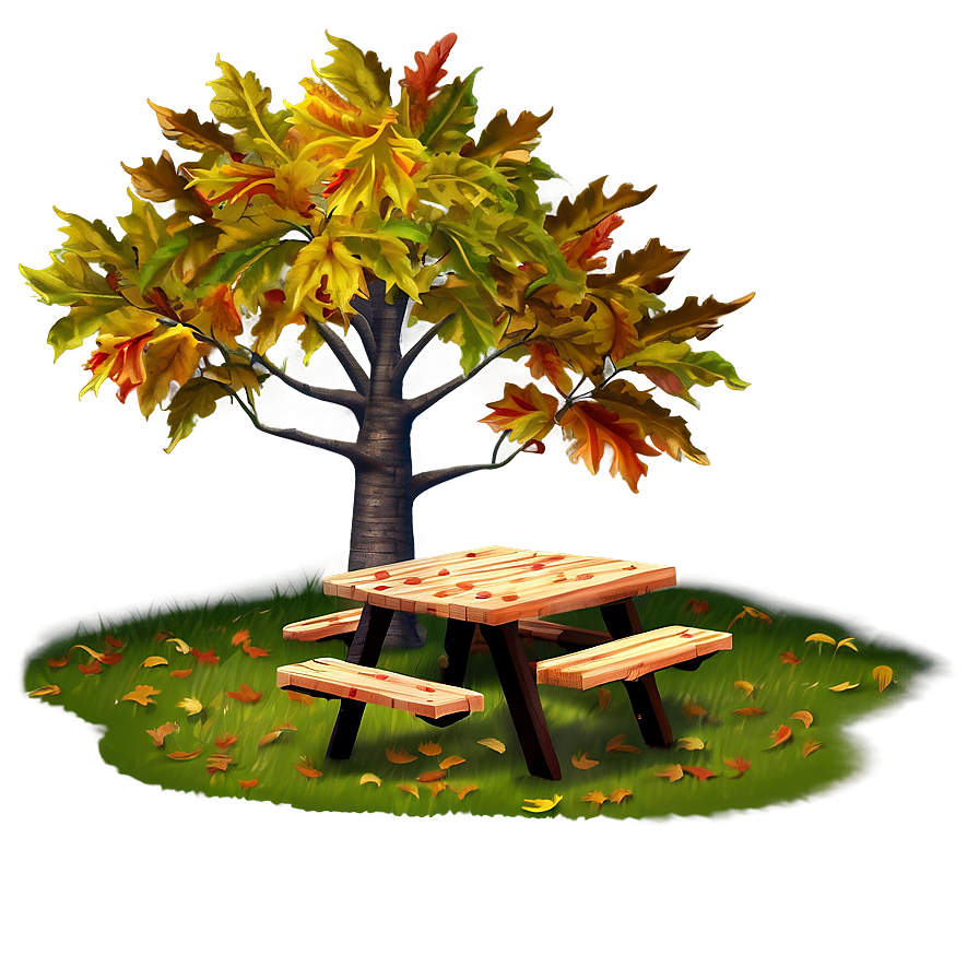 Maple Tree With Picnic Area Png 14 PNG image