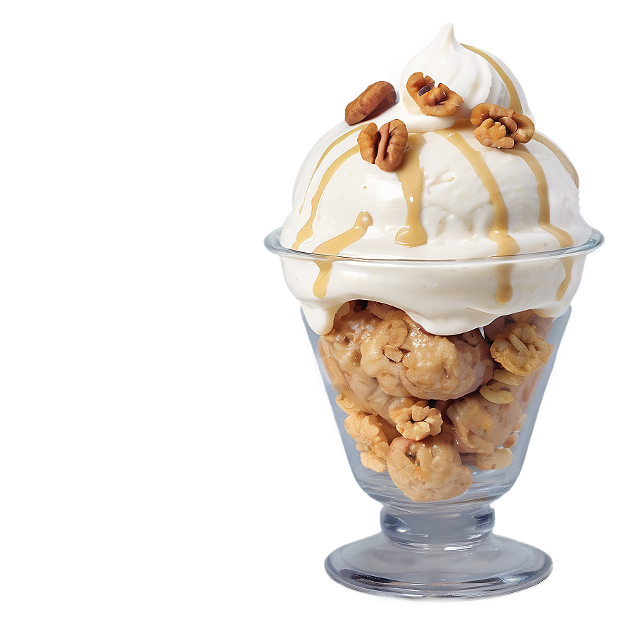 Maple Walnut Ice Cream Sundae Png 70 PNG image