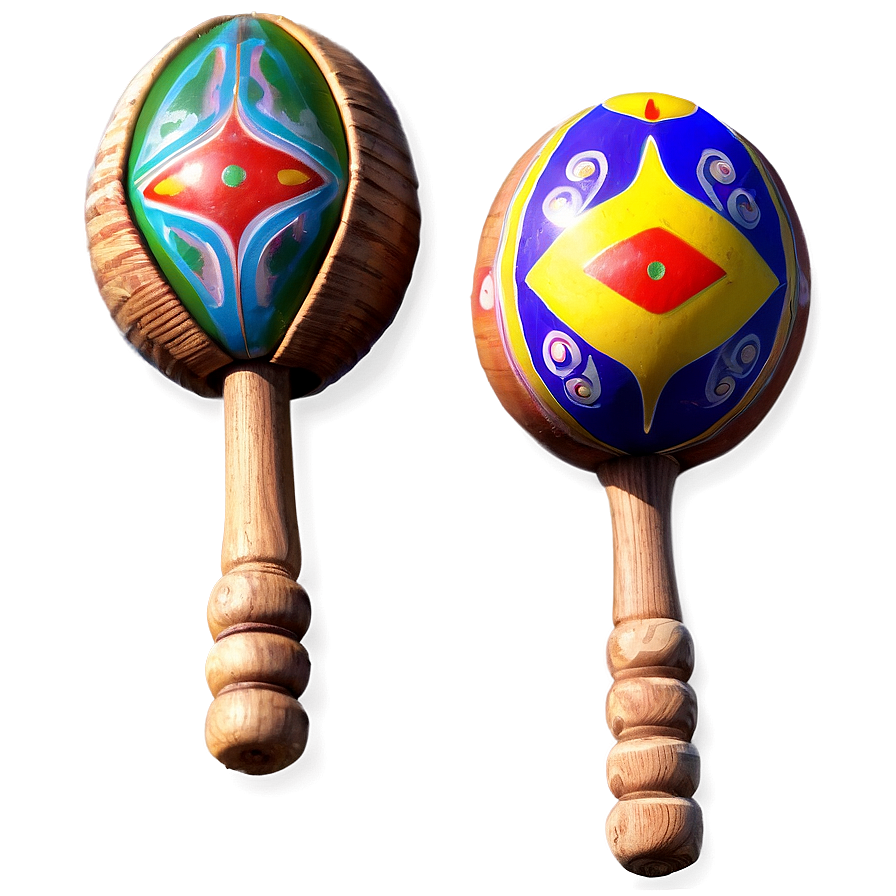 Maraca In Traditional Costume Png 06122024 PNG image