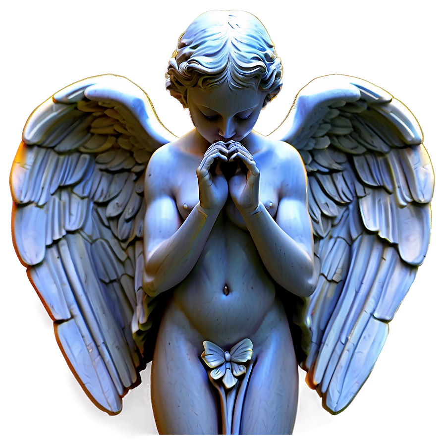 Marble Angel Statue Design Png 9 PNG image