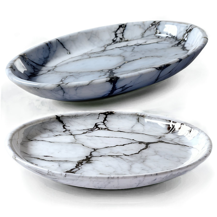 Marble Effect Serving Platters Png Jvv88 PNG image