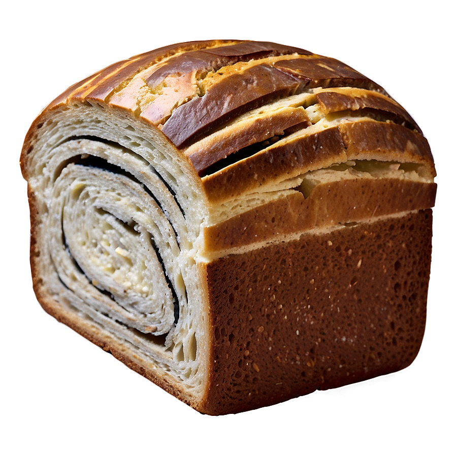 Marble Rye Bread Slice Png Sks PNG image