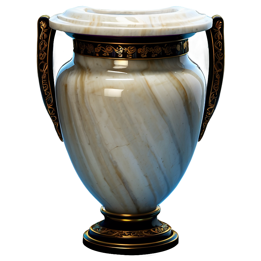 Marble Urn Design Png 06132024 PNG image