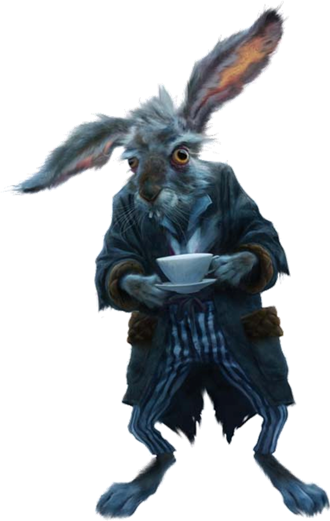 March Hare Tea Time PNG image