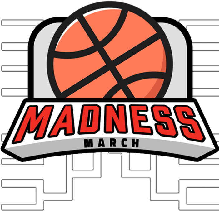 March Madness Basketball Bracket Logo PNG image