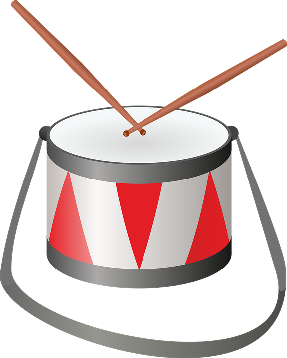Marching Band Snare Drum Illustration PNG image