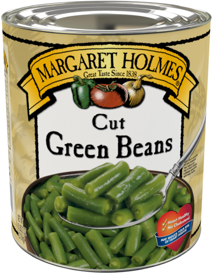 Margaret Holmes Cut Green Beans Can PNG image