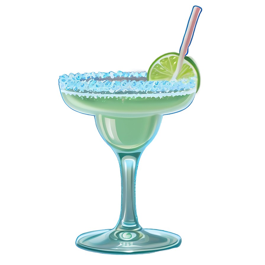 Margarita Cocktail Glass Png 06212024 PNG image