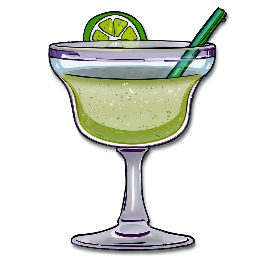 Margarita Glass Collection Png Qpj39 PNG image