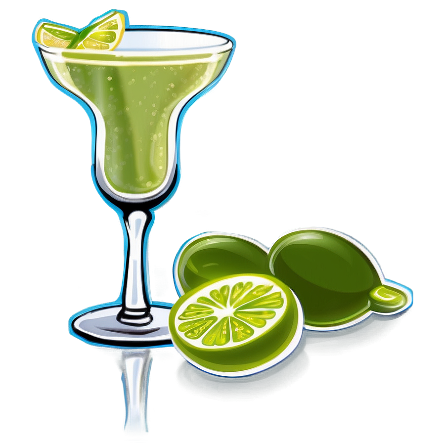 Margarita Glass Illustration Png 61 PNG image