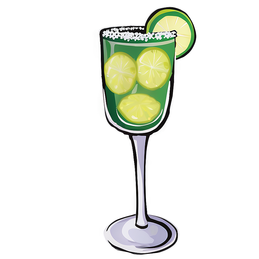 Margarita Glass Illustration Png Mec PNG image