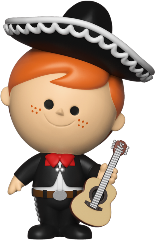 Mariachi Animated Character With Guitar.png PNG image