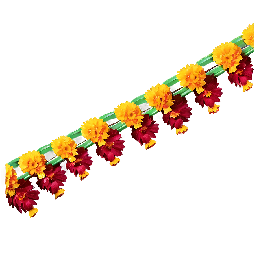 Marigold Festival Decor Png 20 PNG image