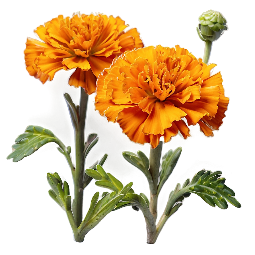 Marigolds In Bloom Png Gfc81 PNG image