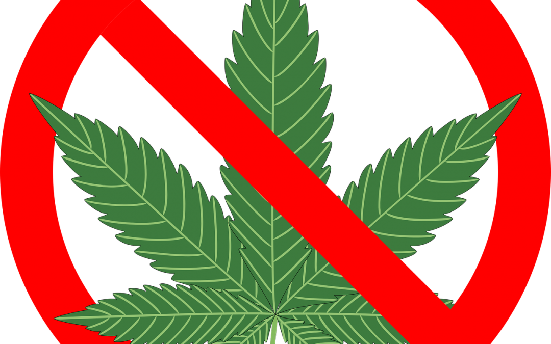 Marijuana Prohibition Sign PNG image
