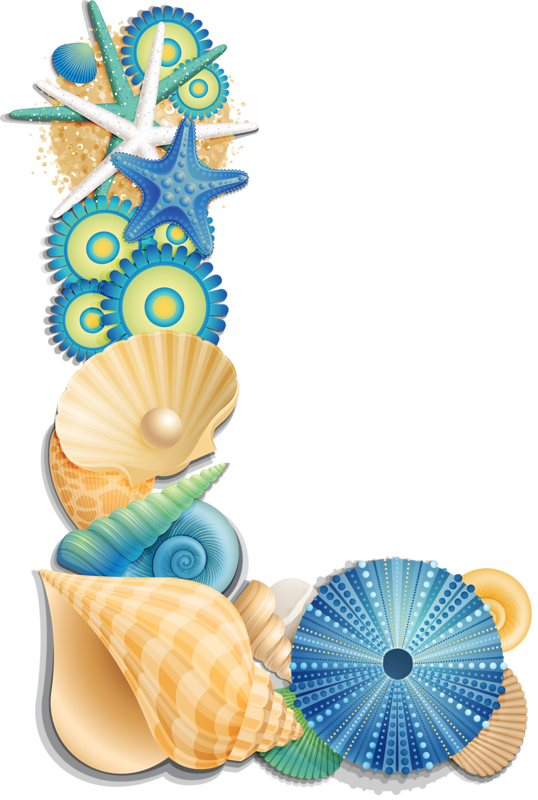 Marine Life Letter L PNG image