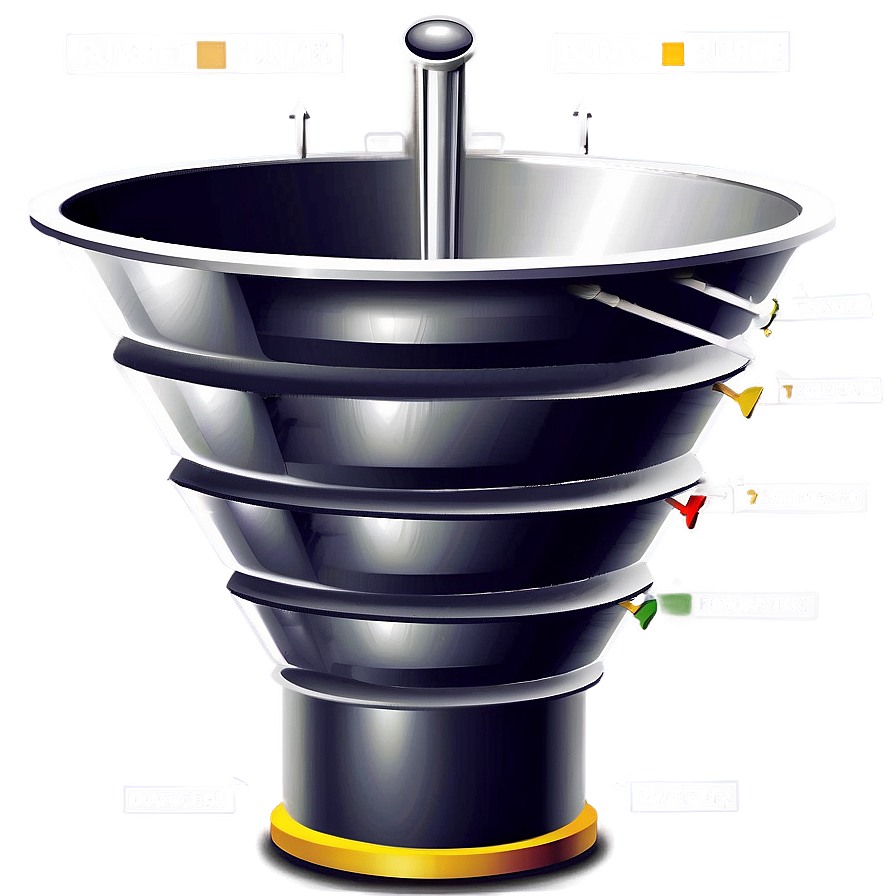 Marketing Funnel D PNG image