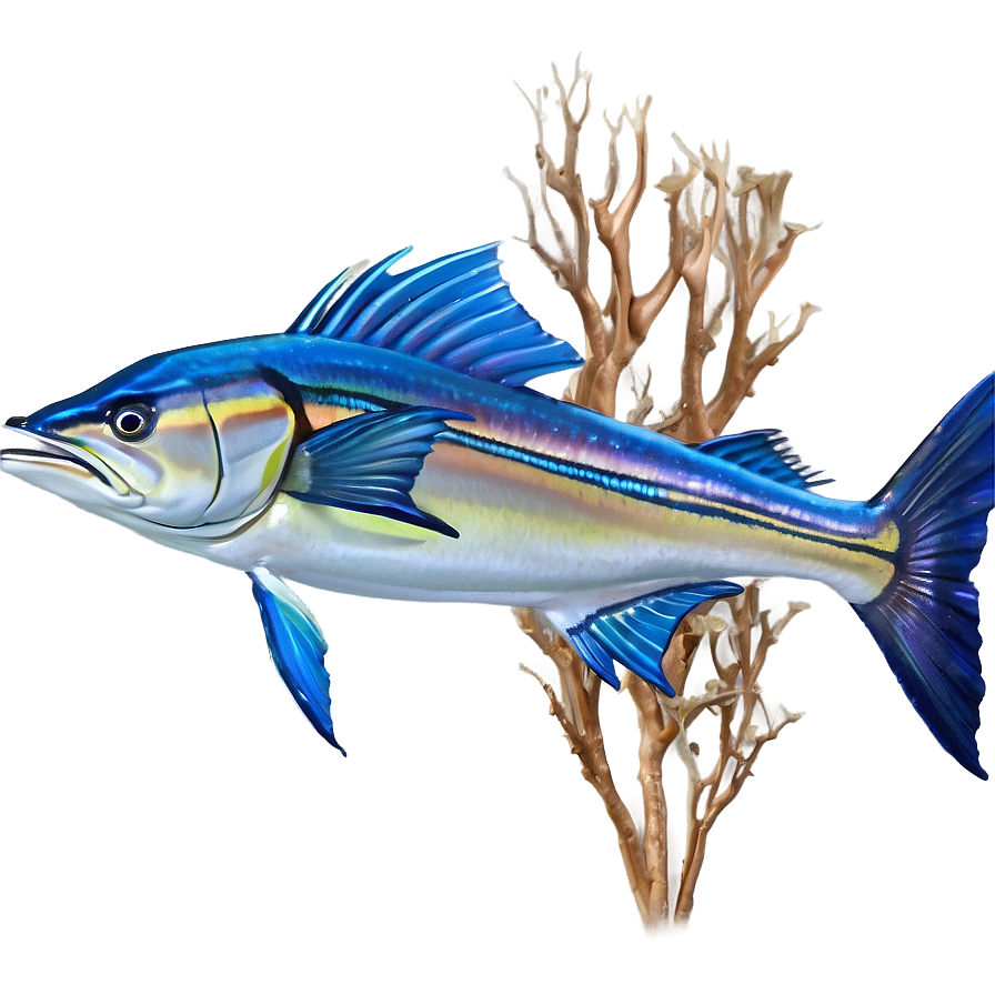 Marlin In Coral Reef Png Cwh96 PNG image