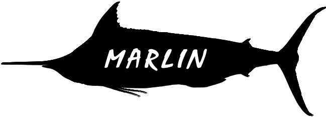 Marlin Silhouette Graphic PNG image