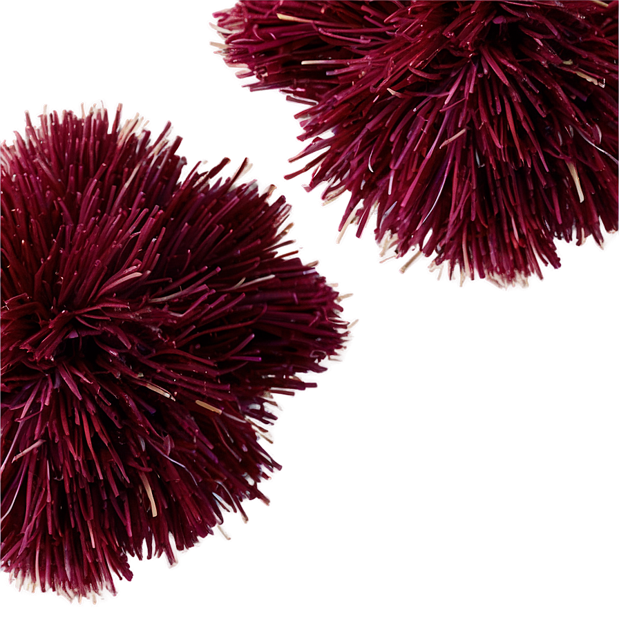 Maroon Pom Poms Png Vfr PNG image