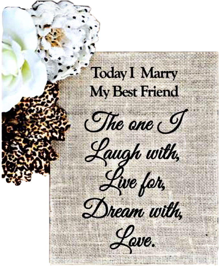 Marrying My Best Friend Wedding Sign PNG image