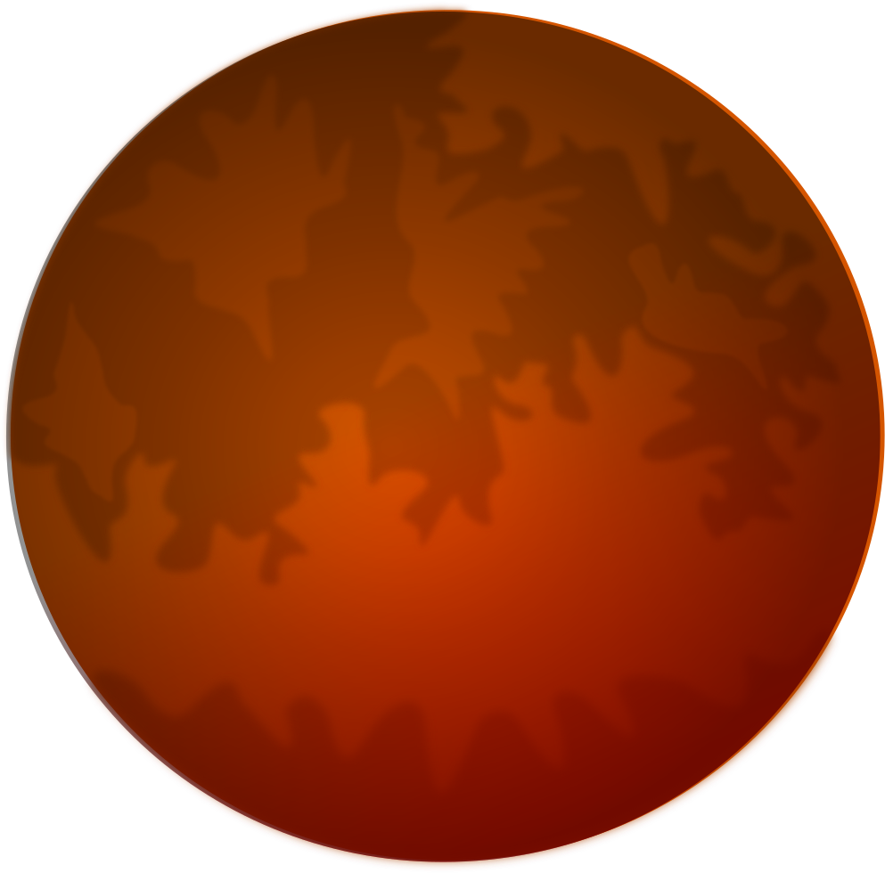 Mars Planet Graphic Rendering PNG image