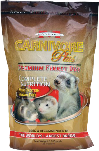 Marshall Carnivore Plus Ferret Diet Package PNG image