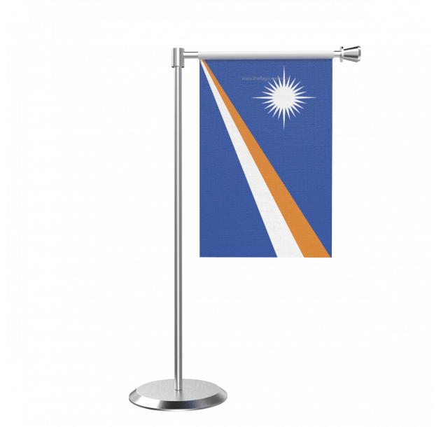 Marshall Islands Flag Desk Display PNG image